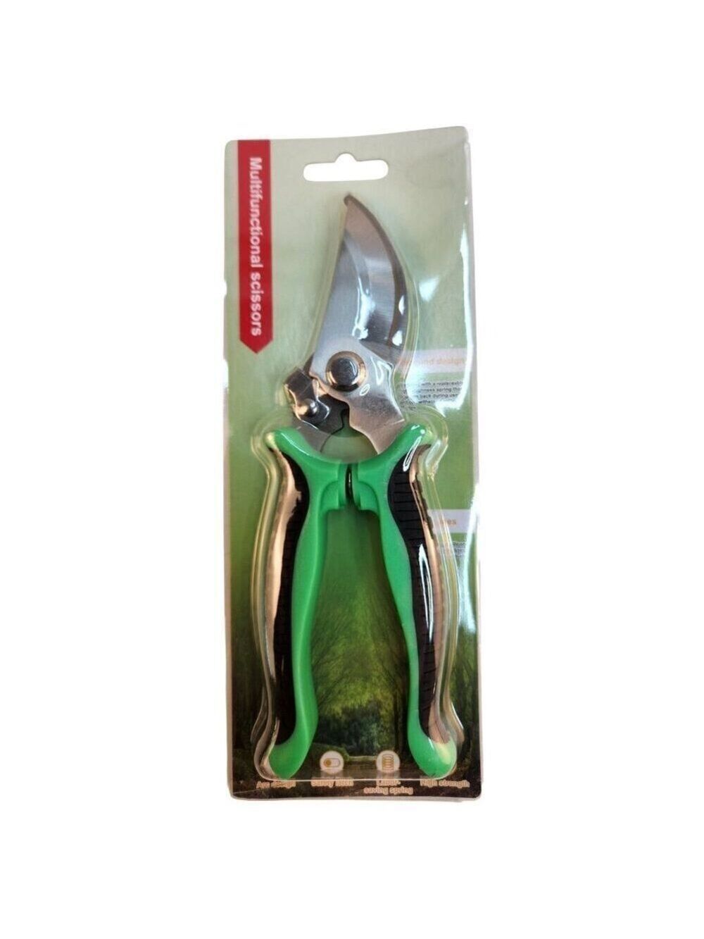 Durable Garden Pruning Shears With Stainless Steel Blades & Ergonomic Design For